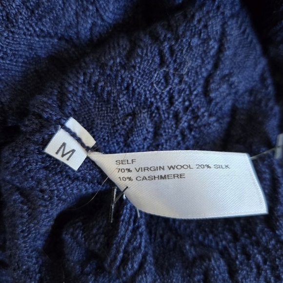 New Carolina Herrera Cashmere/Silk/Wool Crewneck Sleeveless Knitted Vest Sweater - Picture 11 of 11